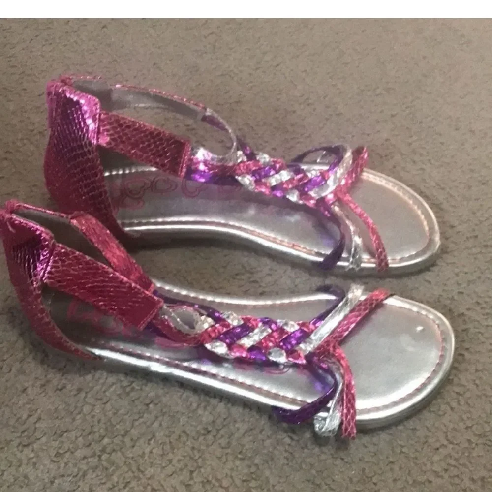 The Children's Place Pink and Purple Kids Sandals
